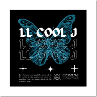 LL Cool J // Butterfly Posters and Art